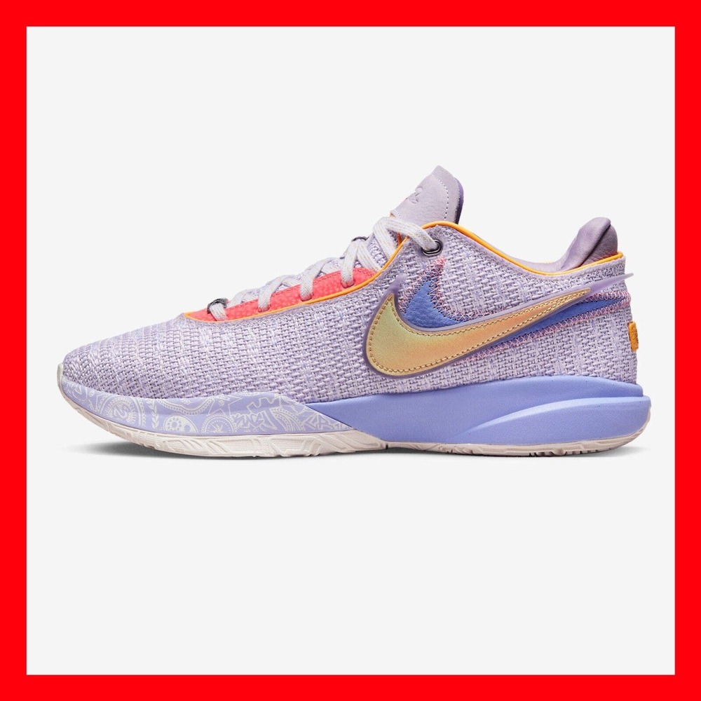 Nike Lebron XX 20 Violet Frost Men's Size 9 DJ5423-500 NO LID